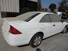 2001 HONDA CIVIC LX WHITE 1.7L AT 2DR A17696
